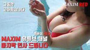 맥심 유튜브 수익창출 정지 후 결정했습니다. 맥심 RED 서비스 종료합니다.