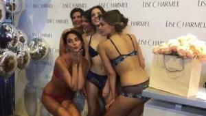 2017 01 21 Lingerie Messe Lise Charmel Shows animiert